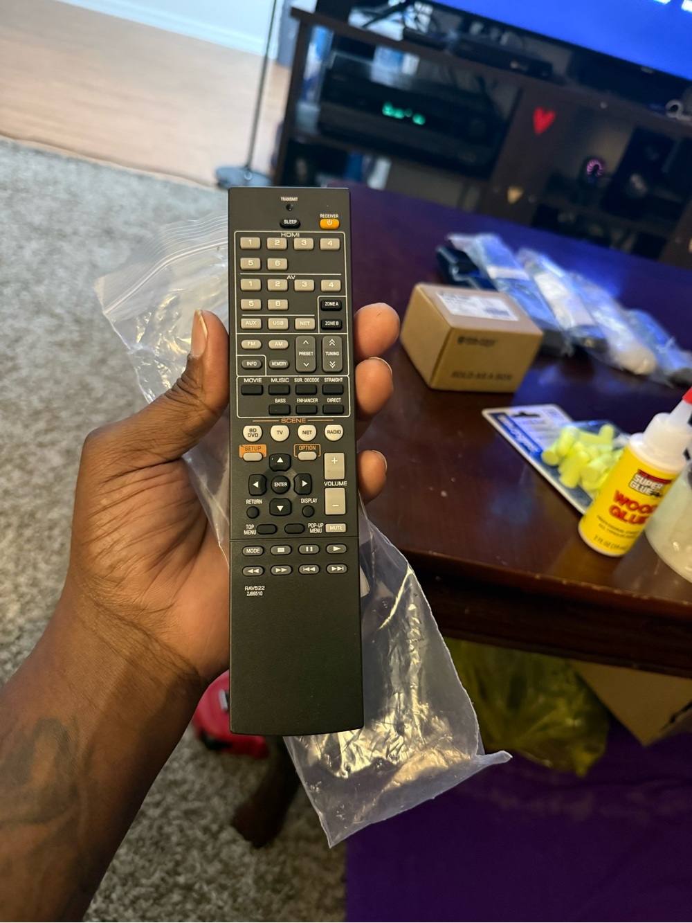 Universal Black Remote Control - Multi-Device